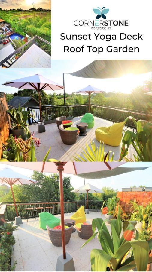 Cornerstone Bali Coworking Hostel Canggu  Bagian luar foto